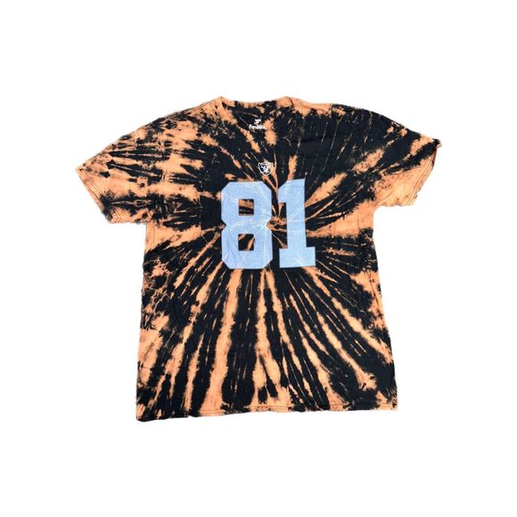 Oakland Raiders Tim Brown Bleached Jersey Tee - Picture 1 of 5